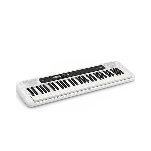 Casiotone 61 Key Portable Keyboard, White