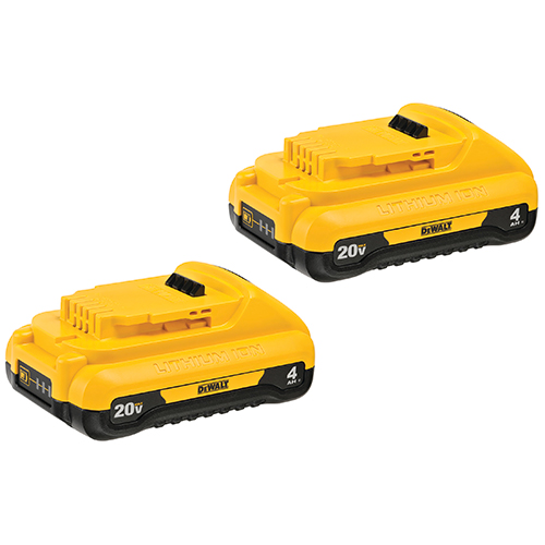 20V MAX 4.0Ah Lithium-Ion Battery, 2-Pack