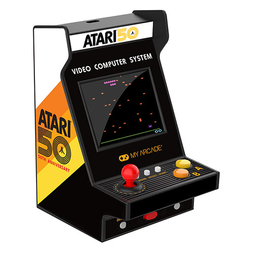 Atari Nano Player Pro 4.75" Portable Retro Arcade w/ 75 Games
