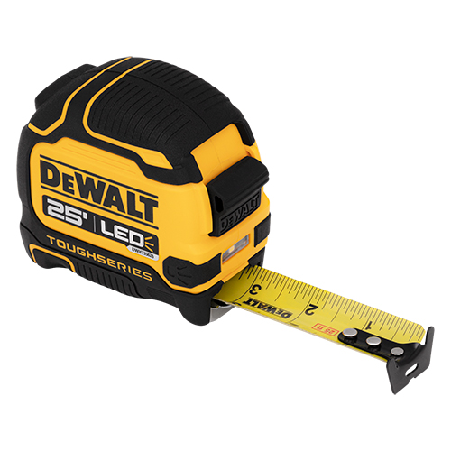 TOUGHSERIES 25ft Lighted Tape Measure