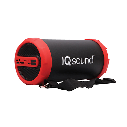 Portable Bluetooth Hi-Fi Rechargeable Speaker, Red
