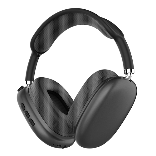 High Performance Wireless Headphones w/ Radio & Mic, Black
