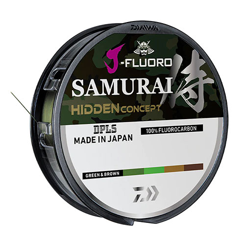 J-Fluoro Samurai Hidden Fluorocarbon Line, 220yds, 0.0106"