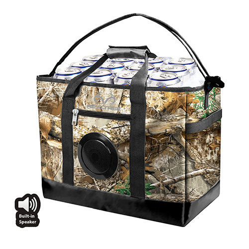 Realtree Edge 36 Can Soft Cooler w/ Bluetooth Speaker