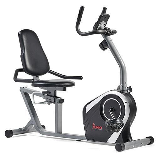 Magnetic Recumben Exercise Bike w/ Quick Adjust Seat