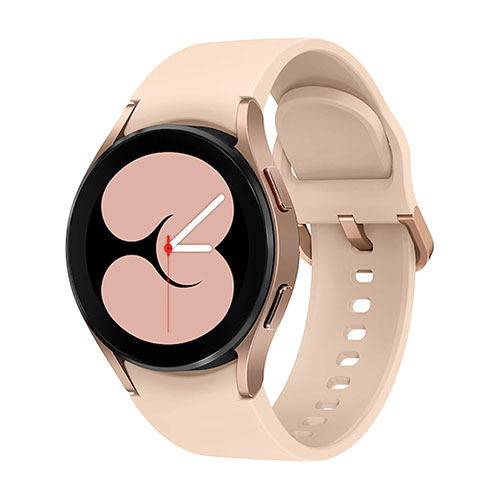 Galaxy Watch4 40mm Pink Gold Aluminum Smartwtach w/ Pink Sport Band