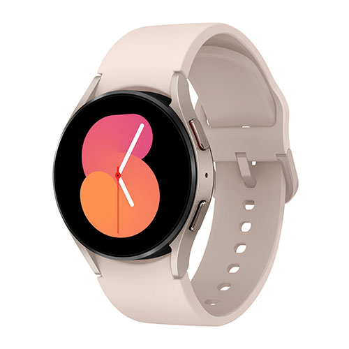 Galaxy Watch5 40mm Bluetooth Smartwatch, Pink Gold Case & Sport Band