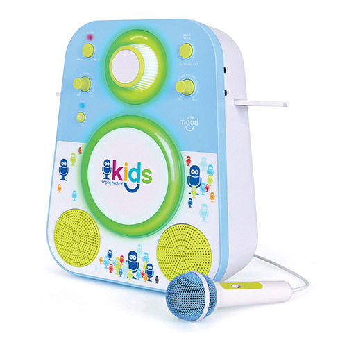 Kids Bluetooth Sing-Along System, Blue and Green, Ages 4+ Years