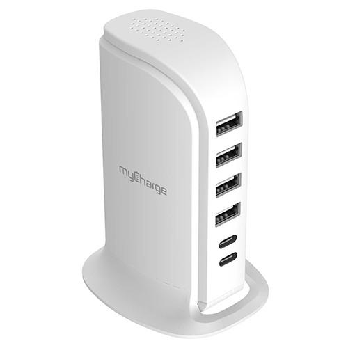 Power Hub 6 6-Port Tower Charger